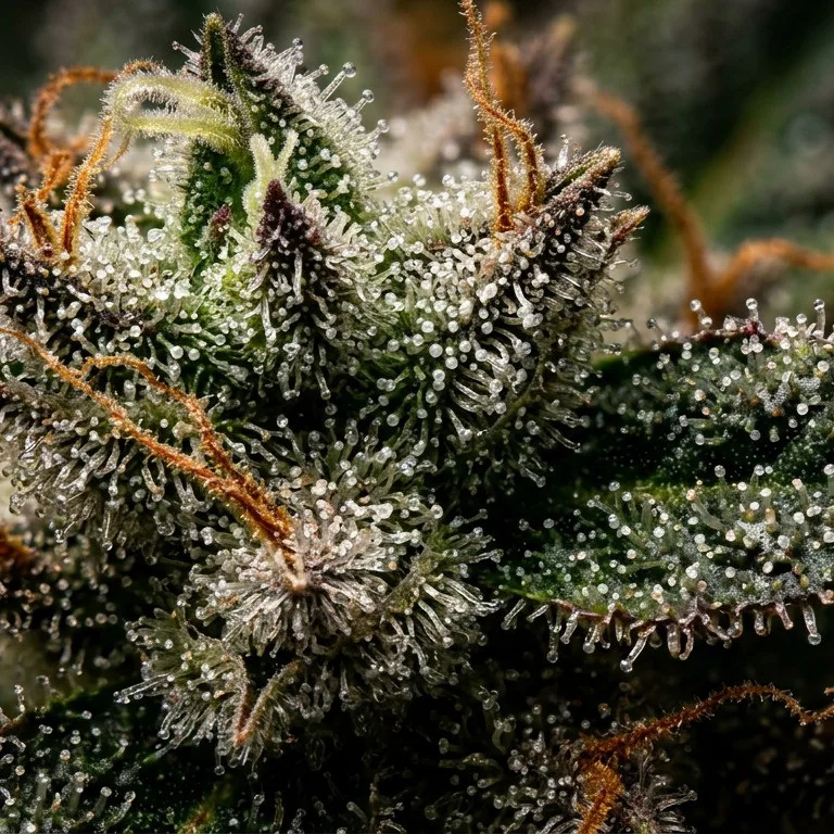 Trichome im extremen Makro (Symbolbild)